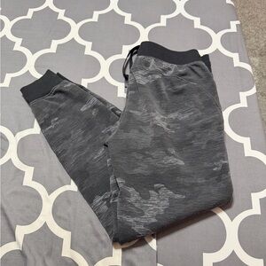 Athletic Works Dark Gray Camouflage Joggers